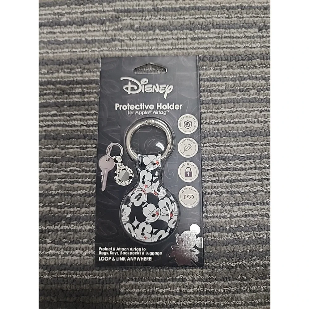 Ijoy Disney Mickey Mouse Key Chain Protective Holder For Apple Air Tag New‎